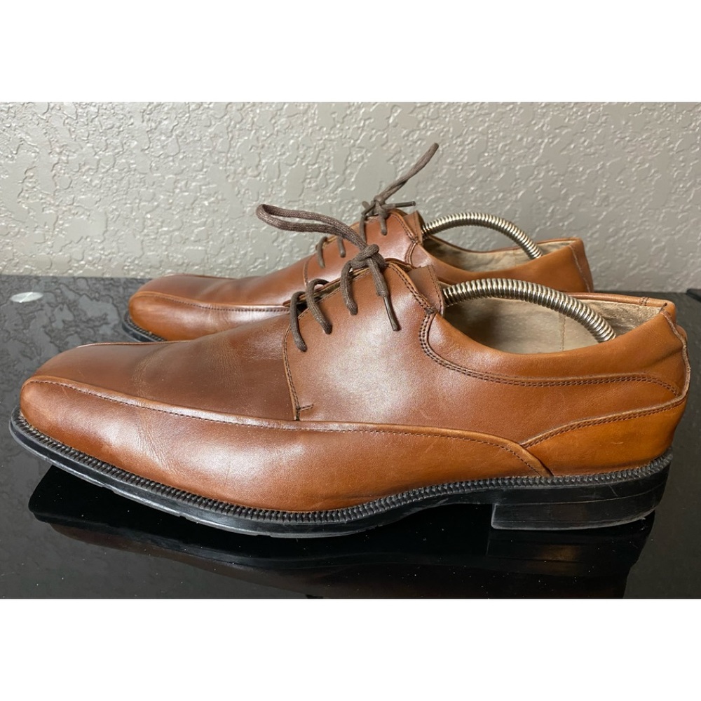 Florsheim 11256-200 Men's Brown Leather Bicycle Toe Oxford Shoes Size 12D